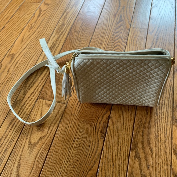 Talbots faux leather purse with tassels - Picture 2 of 10